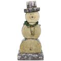 Fromtheheart Wooden Snowman Statue FR159189